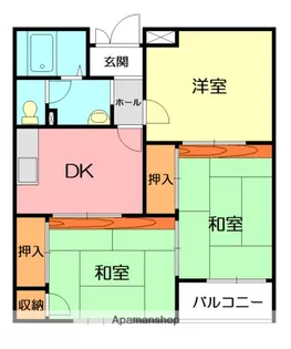 KSハイツ【2階】の間取り