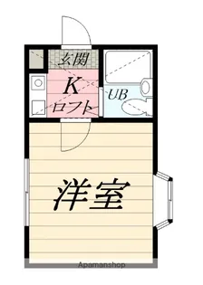 恭和コーポ西鶴間【2階】の間取り