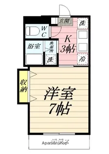 メゾンクレール【1階】の間取り