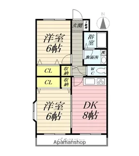 ヴェル・ドミール【3階】の間取り