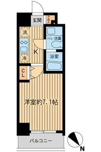 レジディア本厚木【10階】の間取り