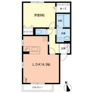 エスペランサB【2階】の間取り