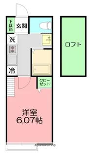 ブランノワールⅡ【2階】の間取り