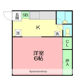 メゾン・ド・ソレイユ【1階】の間取り