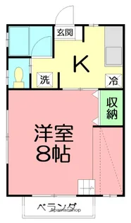 ドミールFUKAGAWAⅡ【1階】の間取り