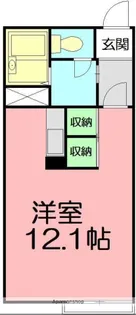 ヴィラ萩山A【1階】の間取り