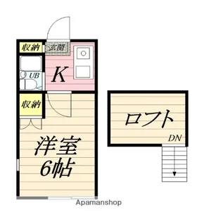メゾンFUJI【2階】の間取り