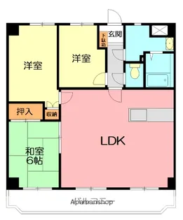 エクセル伊勢原【4階】の間取り