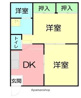 出口ハイツⅠ【1階】の間取り