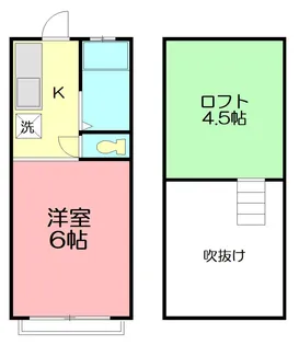 ラソネット石田【2階】の間取り