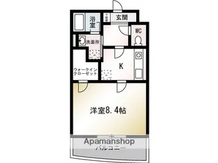 ヴァンクール【1階】の間取り