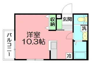 ラグナ平塚【1階】の間取り