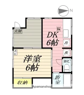 すずき荘【2階】の間取り