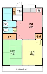 レーベンハイム21C棟【1階】の間取り