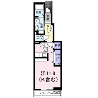 レアリゼ【1階】の間取り