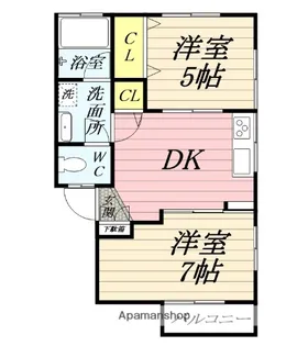 メゾンドキキ【101号室】の間取り