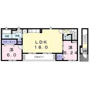 ガーデンあかつき【2階】の間取り