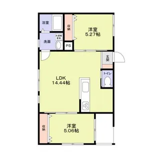 グレイスコート茅ヶ崎【3階】の間取り