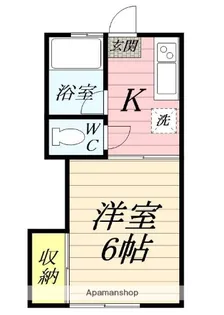 ルミエールB棟【2階】の間取り