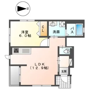 コンフォール【1階】の間取り