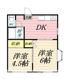 レジデンテプリマベーラ【2階】の間取り