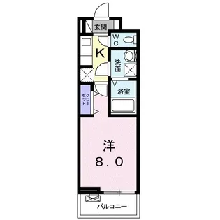 ボニート パンセ【2階】の間取り