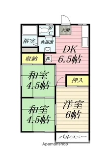 ロネット早川Ⅰ【1階】の間取り