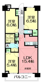 BRILLIA湘南辻堂海浜公園【2階】の間取り