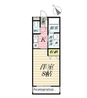 メゾンたくや【2階】の間取り