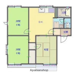 アメージングエステート【2階】の間取り
