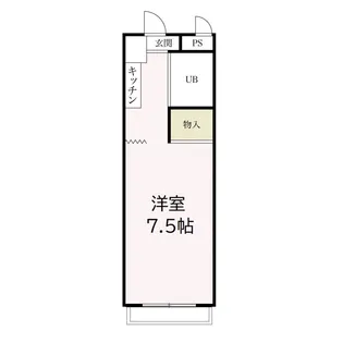 メゾンド本厚木【407号室号室】の間取り