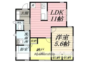 ビオラ長後【1階】の間取り