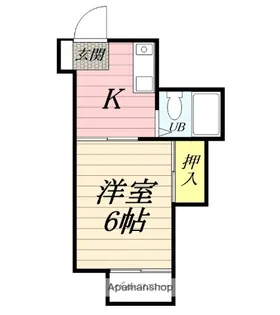 鈴川ハイツⅡ【2階】の間取り