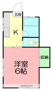 フォレストクラス東海大学前【2階】の間取り