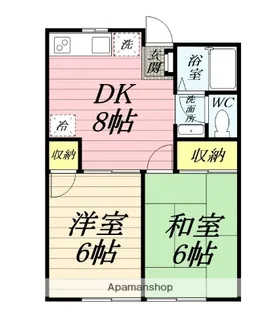 HX HADANO【1階】の間取り