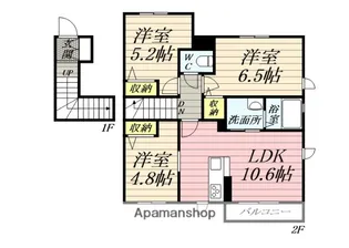 シャルマン【2階】の間取り