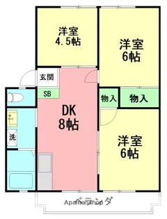 コーポはまゆうⅠ【201号室】の間取り