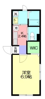 コンフェスト江の島【1階】の間取り