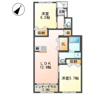 AQUA(アクア)【1階】の間取り