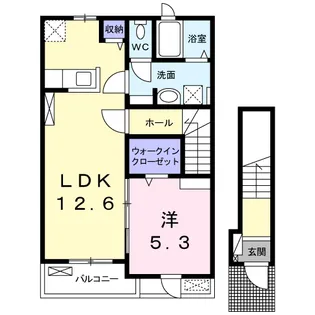 ベル ヒルズⅢ【2階】の間取り
