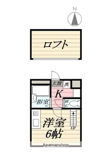 1Rの間取り画像