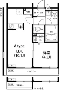 リブリ・瀬谷【1階】の間取り