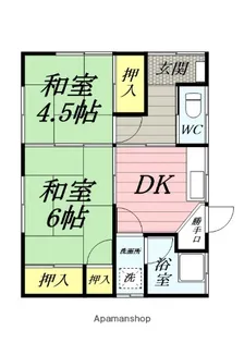 神奈川県小田原市南鴨宮2丁目【一戸建】の間取り