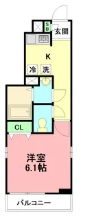 リブリ・ECHIKA【1階】の間取り