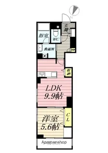 フェリシアガーデン茅ヶ崎【2階】の間取り