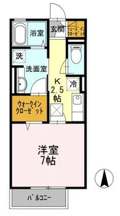 WITH湘南 B【1階】の間取り