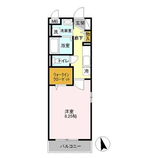 ヴィラ新天地【3階】の間取り