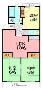 サンパレス湘南Ⅲ【4階】の間取り