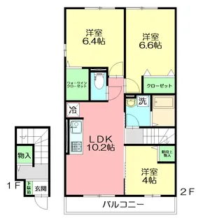 サクラノヒルズ【2階】の間取り