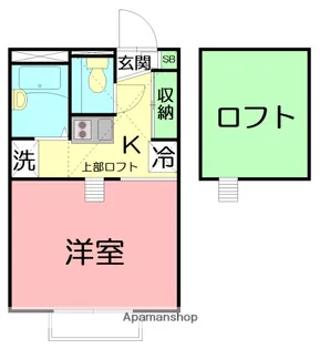 ASUFORT湘南平【2階】の間取り